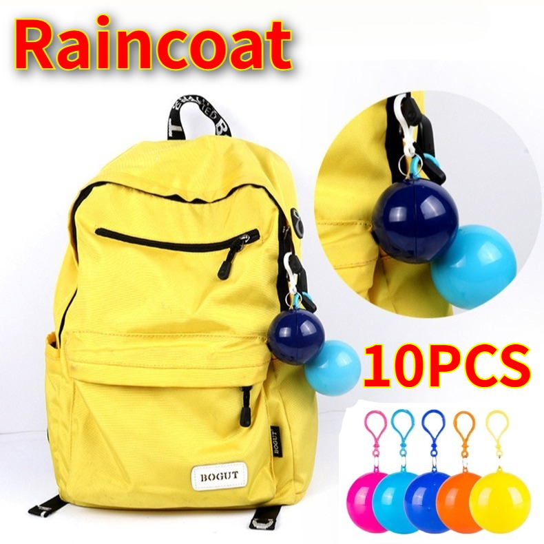Emergency Poncho Rain - 10 unidades de ponchos de lluvia