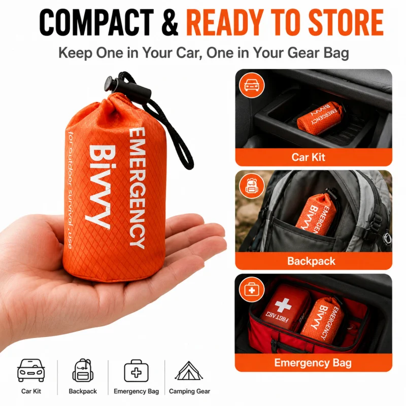 Bivy Bag Emergency - Saco de Dormir de Emergencia, Saco